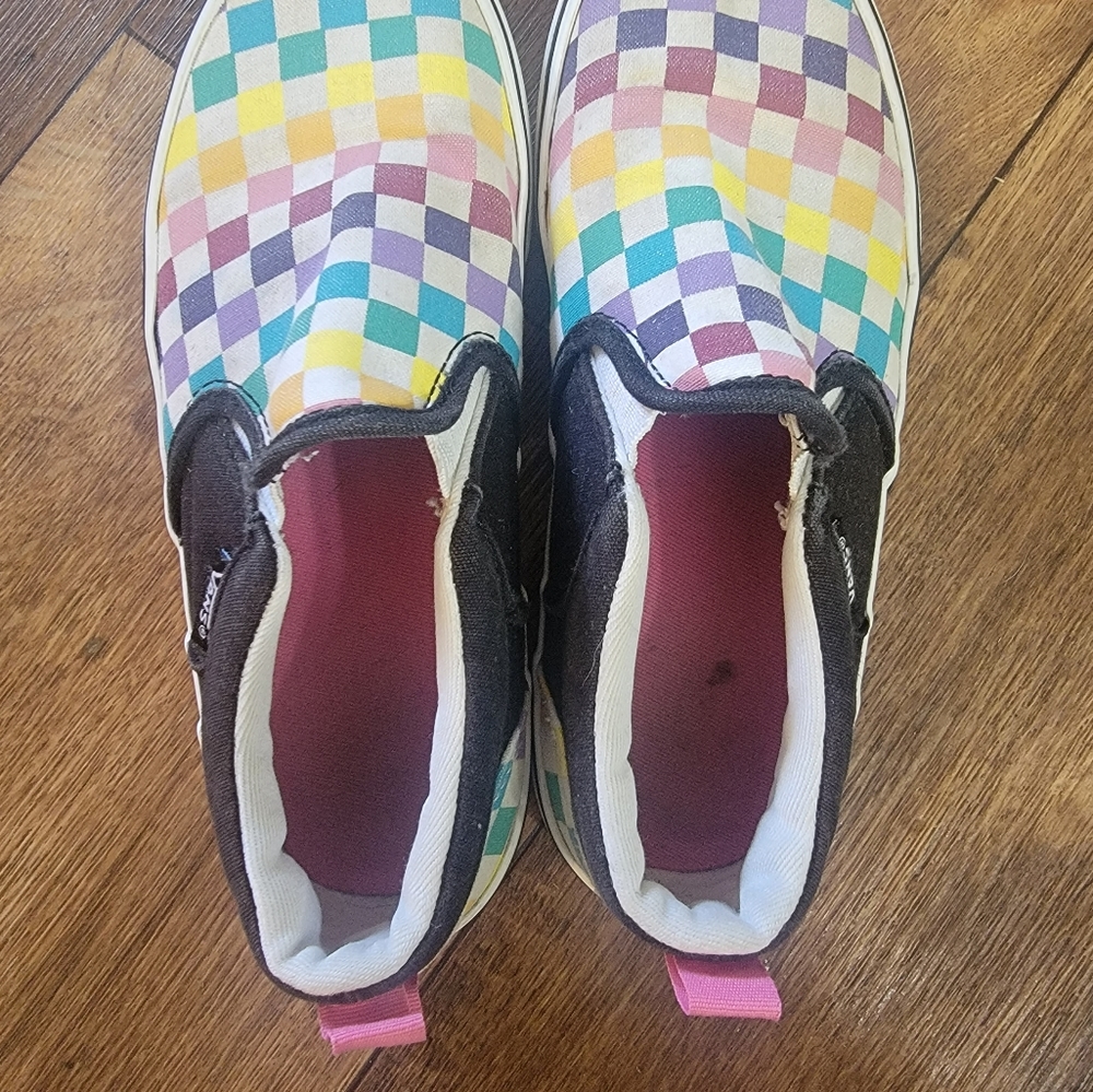 Vans Rainbow Checked Shoes